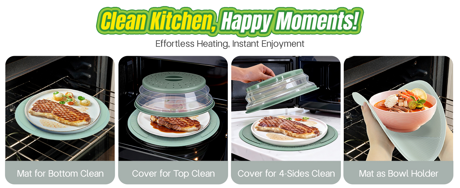 collapsible microwave splatter cover