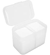 2 Grids Nail Storage Box Nail Polish Remover Pad Storage Container Cosmetic Storage Box Organizer...