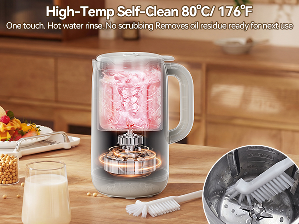 80°C high-temp self-clean
