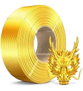 SUNLU Silk PLA Plus Filament Refill, Smooth Silky Surface, No-Spool 3D Printer Silk Filament 1.75...