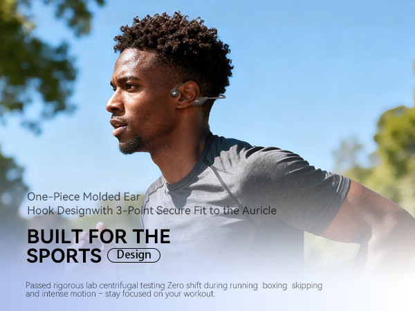 Text reads: 'BUILT FOR THE SPORTS'. Outdoor athletic setting with trees visible in background.
