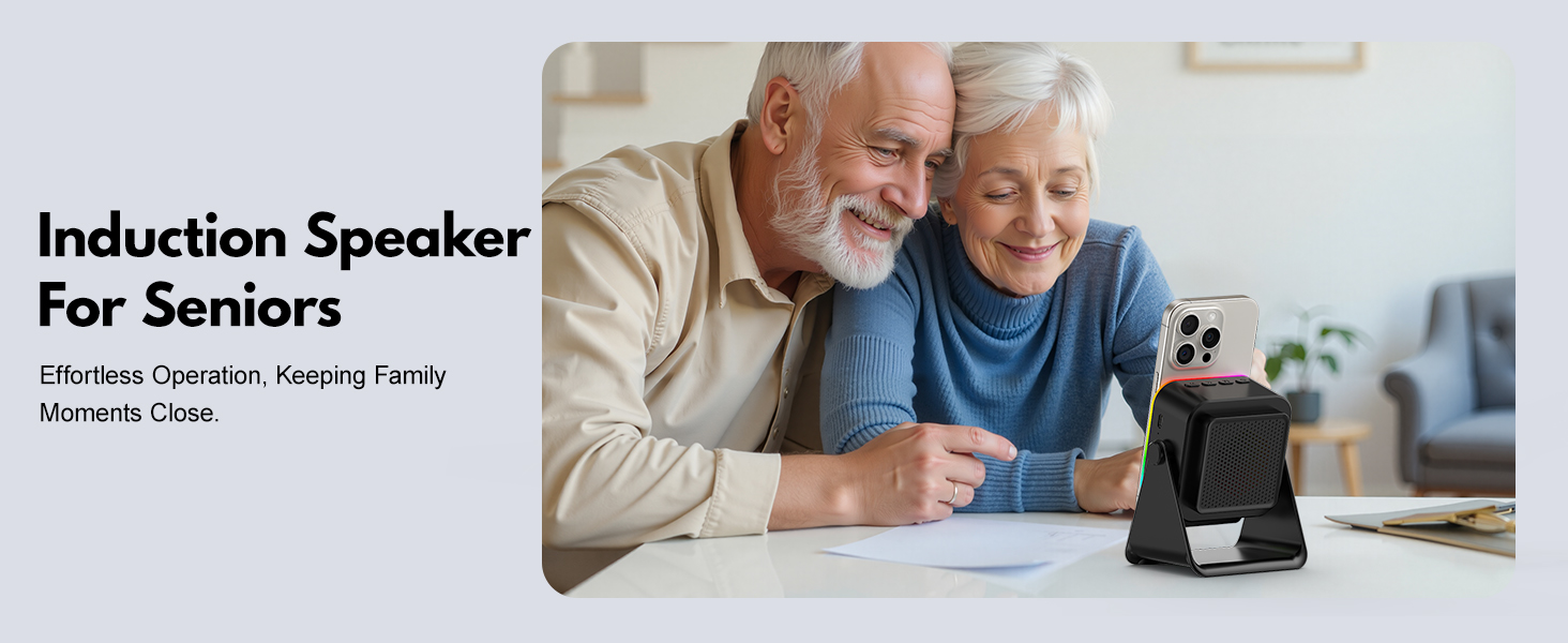 bluetooth speaker with phone stand