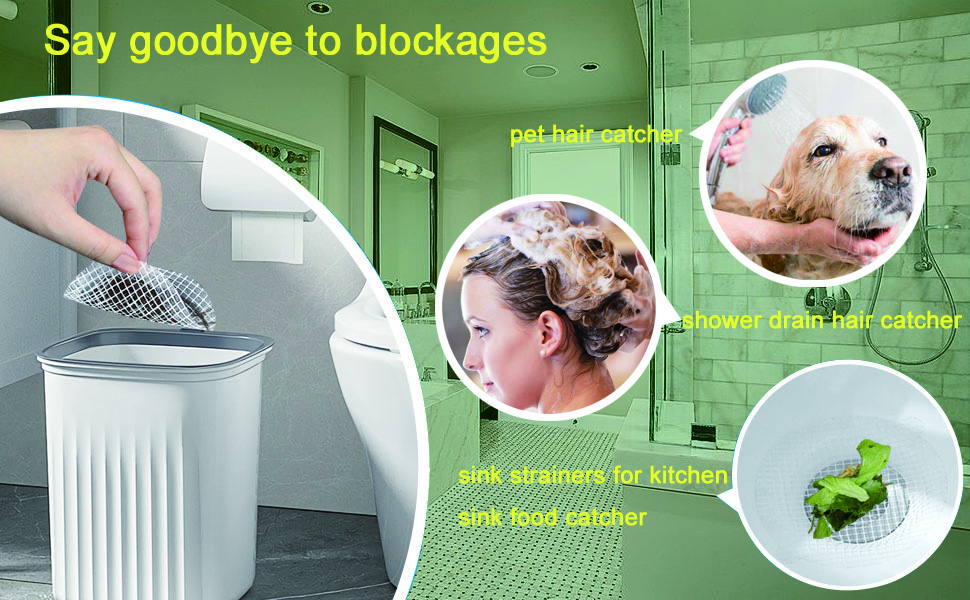 disposable shower drain hair catcher