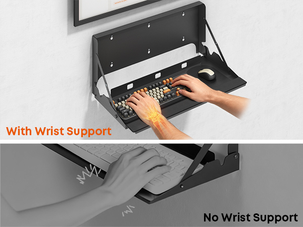 flip down keyboard wall mount