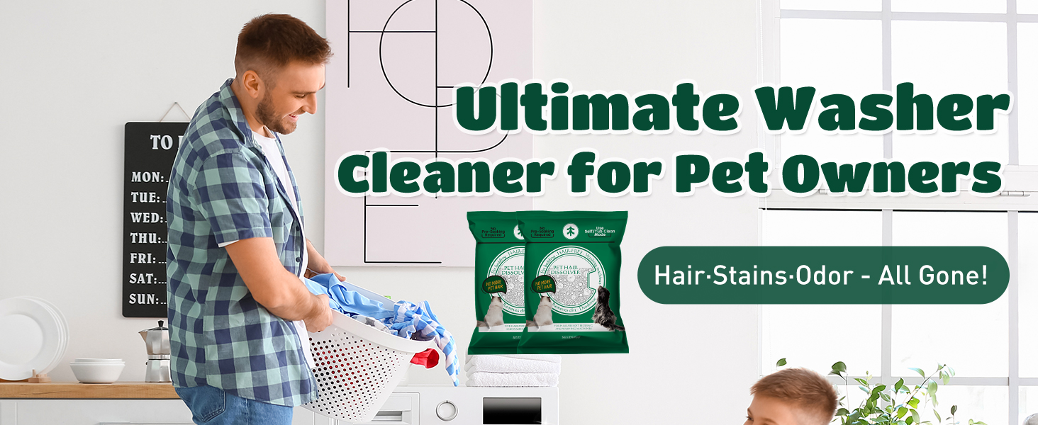 Pet Hair Dissolver for Washing Machine