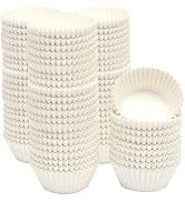 1500 PCS White Cupcake Liners Muffin Linner No Smell,Food Grade Baking Cups(Standard Size)qiqee