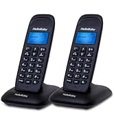 HelloBaby DECT 6.0 Cordless Phone with 2 Handsets, Advanced Call Block, Expandable Cordless Phone...
