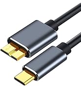 Tianle Hard Drive Cable, 0.5M/1.6ft 5Gbps USB 3.0 A to Micro USB B Lead Portable External Hard Dr...