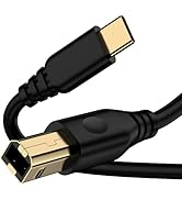 USB C Printer Cable 6FT Type C to USB B Printer Cable, High-Speed Scanner Cord for MacBook Pro,Ch...