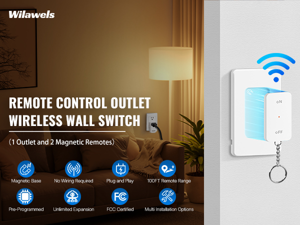 WILAWELS Wireless Light Switch