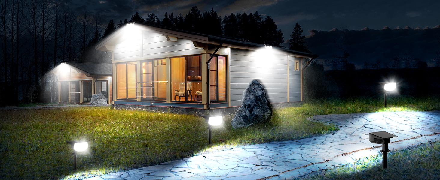 When night falls, you can still clearly find your way home.