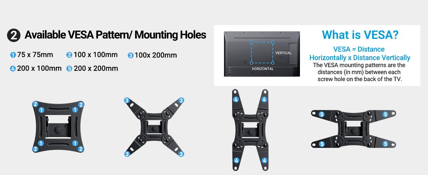 tv mount full motion