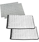 FlexiFreeze Party Mat Chiller - Food Cooling Buffet Cooler for Cold Serving (19" x 15") (Black 2 ...