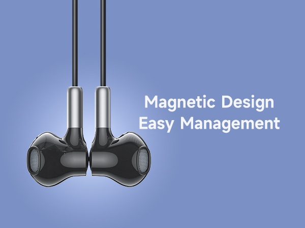 iphone headphones wired with USB C Magnetic Design Easy Management