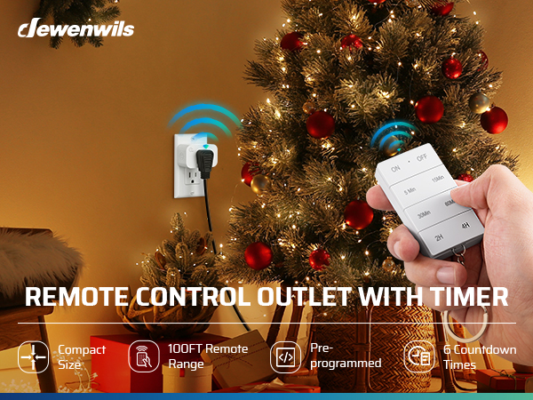 remote control outlet with timer