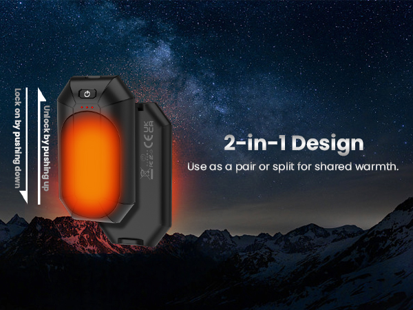 2-in-1 hand warmers