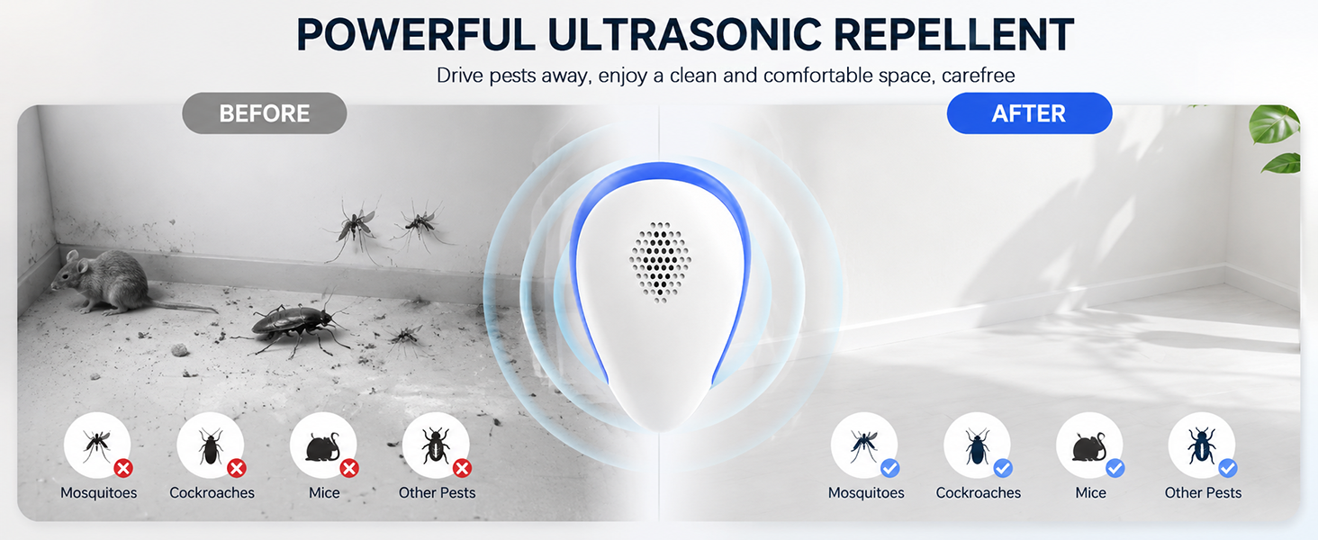pest repellent ultrasonic plug in