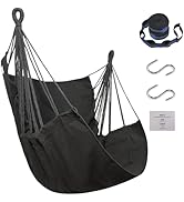 Miztli Hammock Chair Hanging Swing Chair for Bedroom-Hammock Swing with Pocket-Max330lbs-Indoor&amp;O...