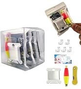 LoDinpo Mini Survival Fishing Kit–Compact Emergency Fishing Gear for Camping,Hiking,Bushcraft,Bac...