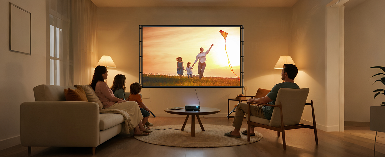 projector screen with stand