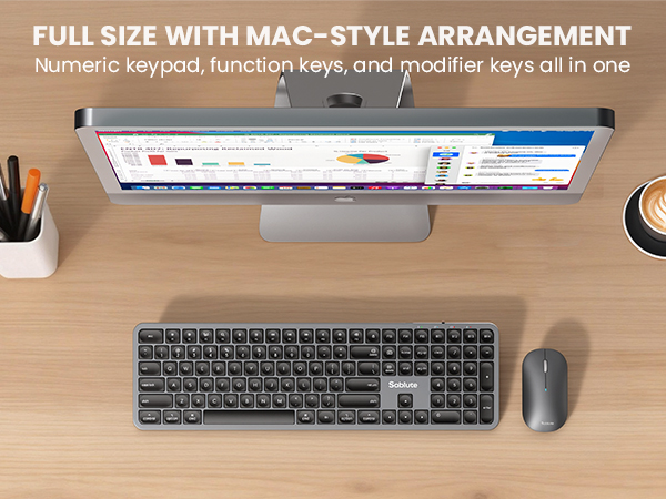 full size Keyboard and mouse