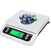 Large Digital Kitchen Scale 66lb/30kg Food Scales for Kitchen with Tare and Prep Counting Baking ...
