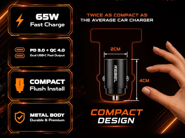 65w car charger