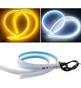 EverBright Led Strip Lights for Cars, Led Headlight Strip for Daytime Running Lights Turn Signal ...
