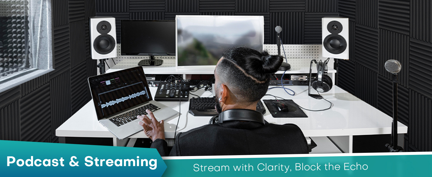 Sound proof foam panels for walls acoustic foam panels acoustic panels sound absorbing