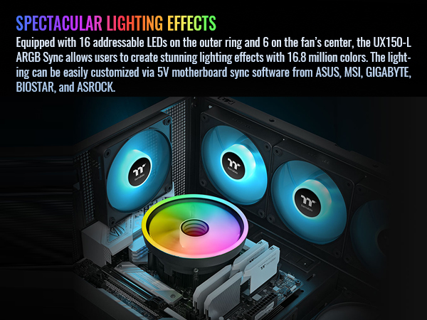 UX150-L ARGB Sync CPU Cooler