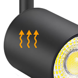 H type track lighting heads