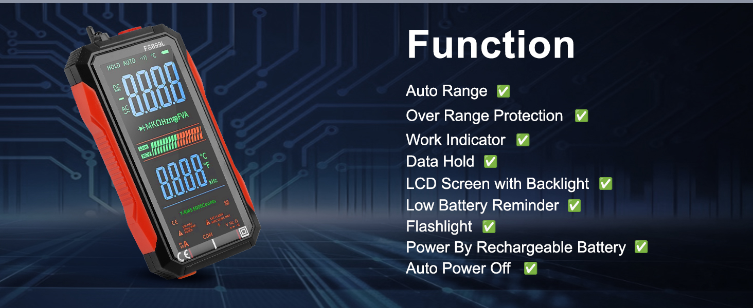fs899l multimeter