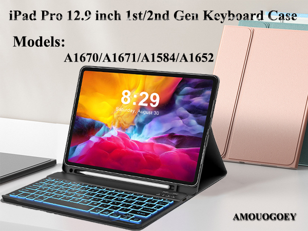 12.9 ipad pro case with keyboard