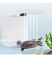 UPETTOOLS Turtle Filter Internal Filter for Reptiles Tank Low Level Filter for Small Fish Tank Tu...