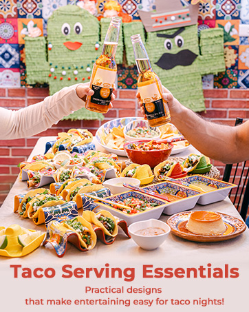 Taco Serving Essentials - Practical designs that makes entertaining easy for taco nights