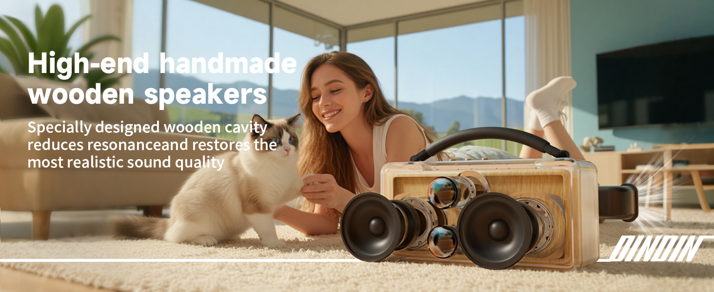 wooden speaker
