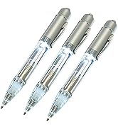 Glovion Led Light Pen,Penlight for Nighttime Writing White- Pack of 3 Pens