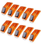 Solar Strobe Warning Light: Sensitive Strobe LED Warning Lamp Super Bright IP65 Waterproof Wirele...