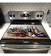 Glass Stove top Cover 28"x 20", Stove Top Covers for Electric Stove, Flat Range Mat for Glass Coo...