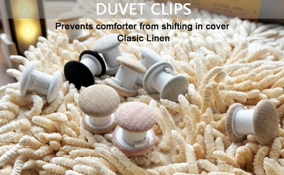 prenents comforter from shifting in cover Clasic Linen