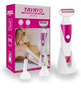 Electric Razor for Women Legs Shaver: 3 in 1 Waterproof Ladies Shaver Painless Hair Remover - Rec...