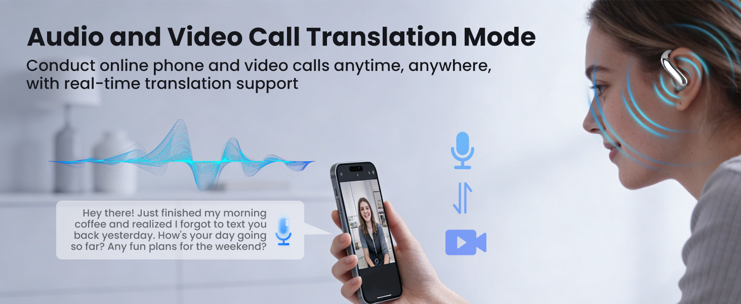 Audio and Video Call Translation Mode