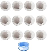 HayEastdor 12PCS 1/2inch White PVC Female Thread Pipe End Cap Plug Adapter PVC Fittings 1/2" Fitt...