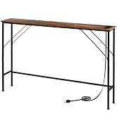 LOAKEKEL Narrow Console Table,Sofa Table with Storage,Entryway Table,Behind Couch Table,47" Entry...
