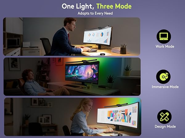 curved monitor light bar