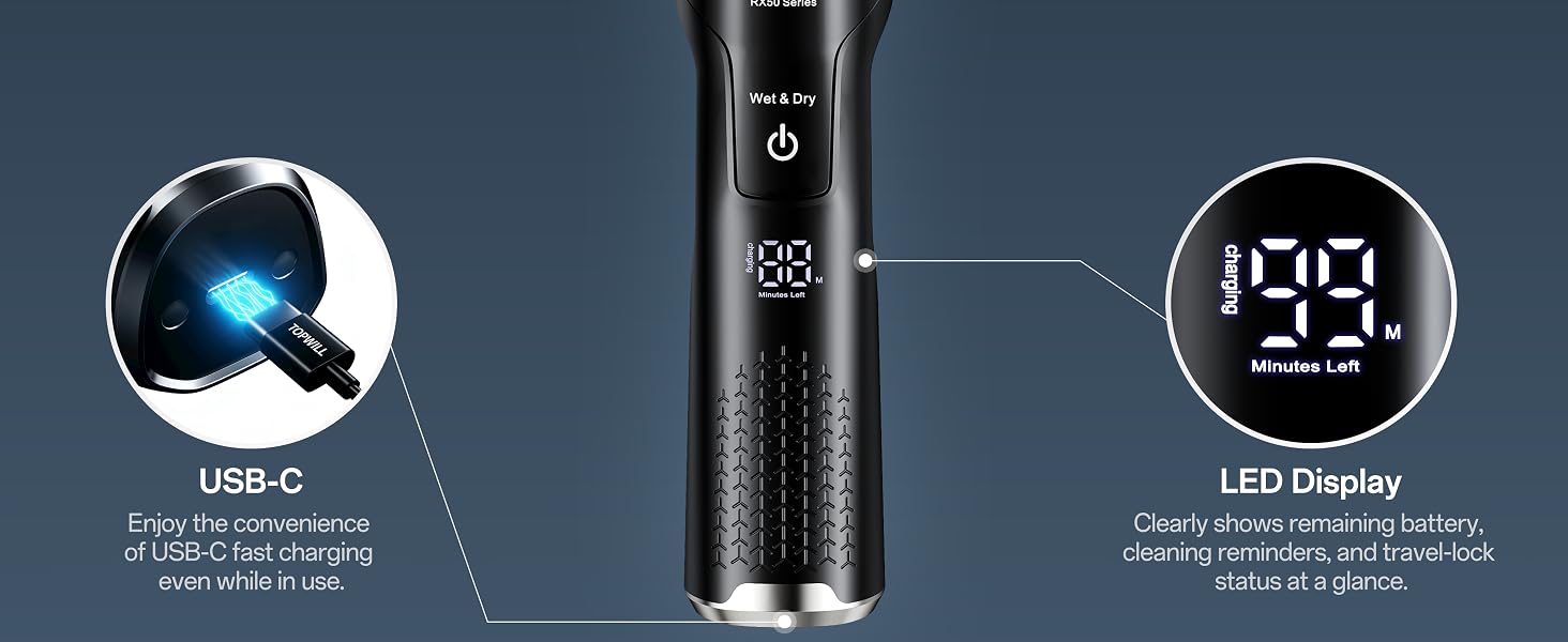 USB-C Enjoy the convenience of USB-C fast charging even while in use