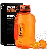 SQUATZ 78 Oz Poseidon Series Sports Water Bottle - Premium Quality Big Volume Wide Mouth protein ...