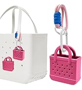 HYUVCX Charms for Bogg Bag Accessories, Mini Backpack Keychain, Mini Bag Shape Charms, Storage Ca...