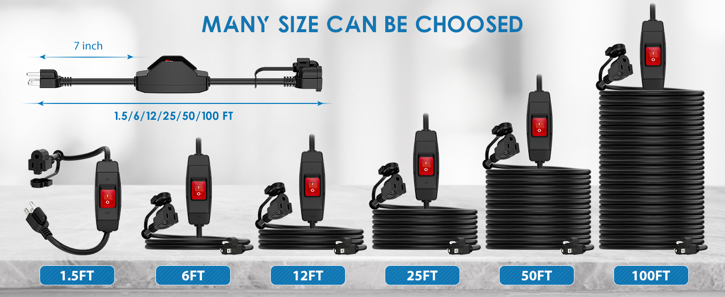 3 Outlet Extension Cord