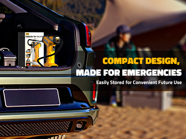 dewalt air pump for car tires